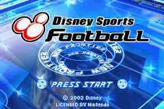 Disney Sports Skateboarding title screen for GameBoy Advance